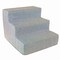 Pet Adobe Pet Adobe High Density Foam Stairs 3 Step Design, Ramp for Small Dogs, Cats with Cover, Gray 113544DFU - alternate 4